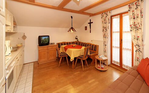 Wohnbereich Ferienwohnung Sonnenblume